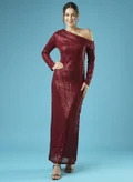 جلو باص burgundy
